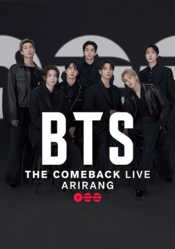 BTS THE COMEBACK LIVE ARIRANG 2026